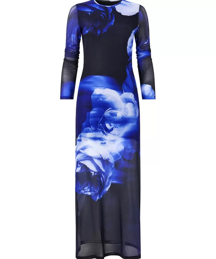 Hot Joe Browns Dare To Be Different Mesh Dress Blue