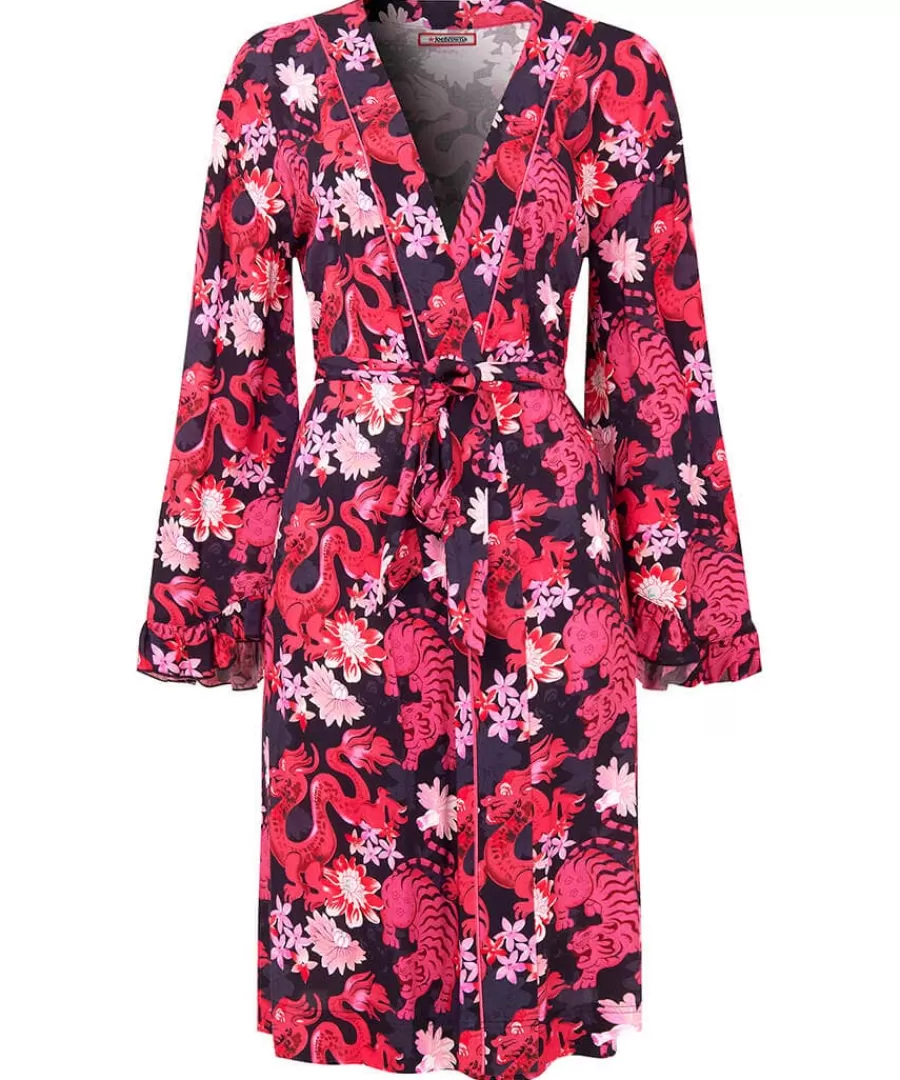 Best Sale Joe Browns Daring Dragon Dressing Gown Pink