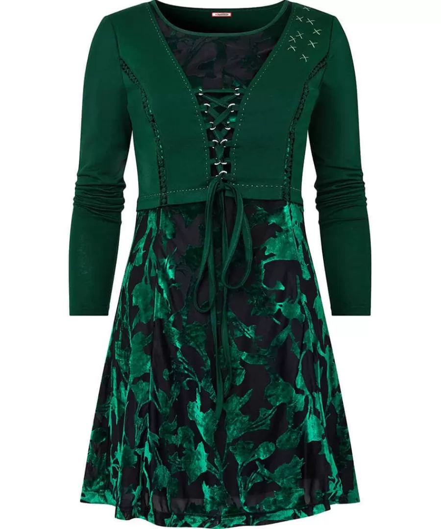 Discount Joe Browns Darling Devore Tunic Emerald