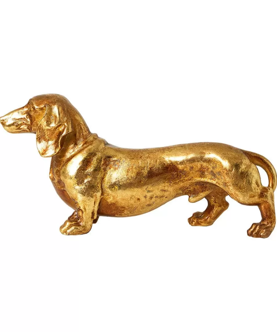 Discount Joe Browns Dashing Dachshund Figurine Antique Gold