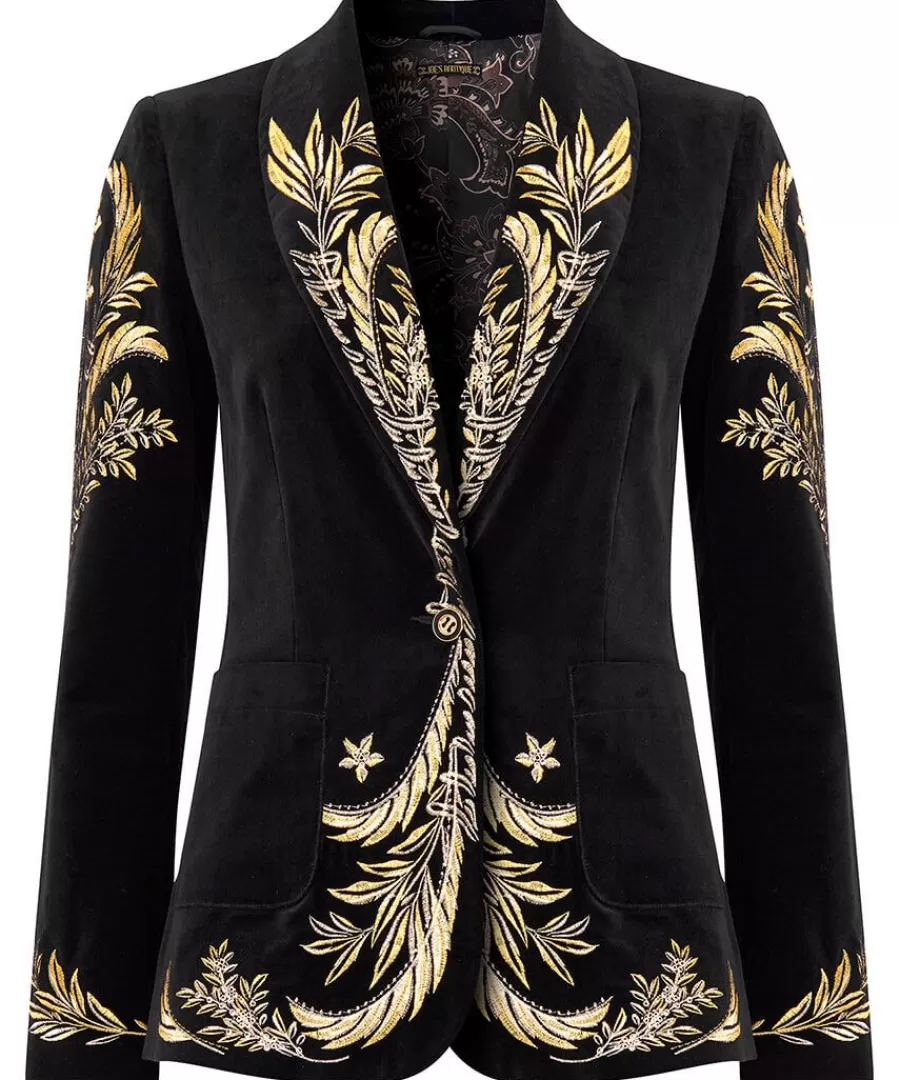 Cheap Joe Browns Decadent Drama Embroidered Boutique Jacket Black