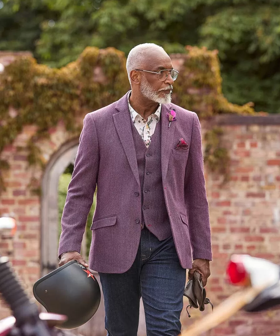 Online Joe Browns Delightful Dapper Waistcoat Purple