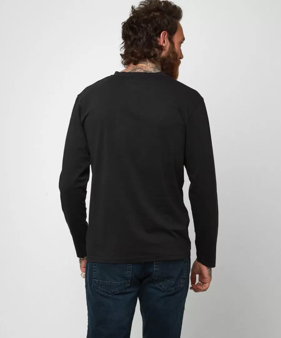 Cheap Joe Browns Distinctive Henley Black / Khaki