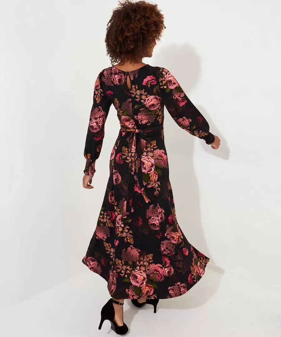 Discount Joe Browns Dramatic Florals Jersey Dress Black