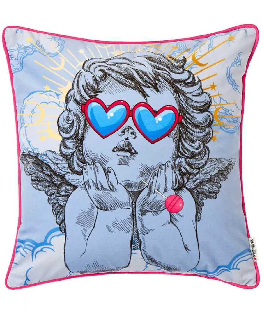 Cheap Joe Browns Dreamy Cherub Reversible Cushion Blue