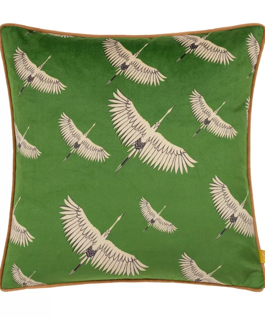 Sale Joe Browns Drift Of Herons Cushion Green