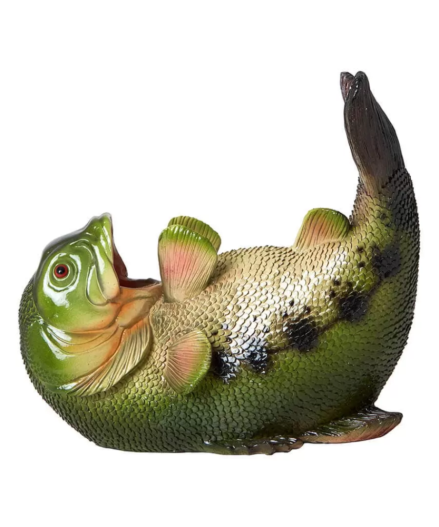 Fashion Joe Browns Drinks Like A Fish Wine Bottle Holder Green