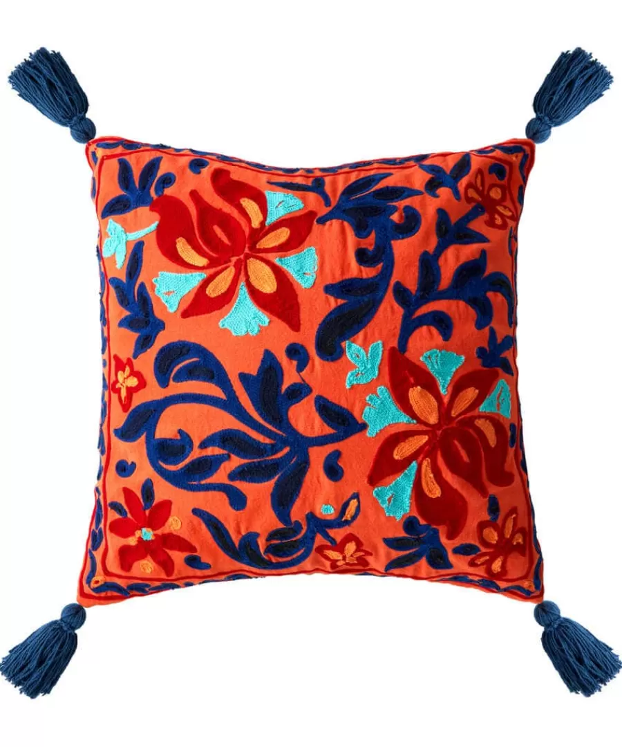 Best Joe Browns Elegant Embroidery Cushion Orange