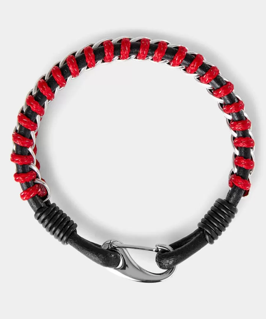 Cheap Joe Browns Entwined Leather Cord Bracelet Black Multi