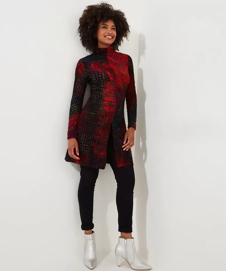 Outlet Joe Browns Evelyn Burn Out Jersey Tunic Multi