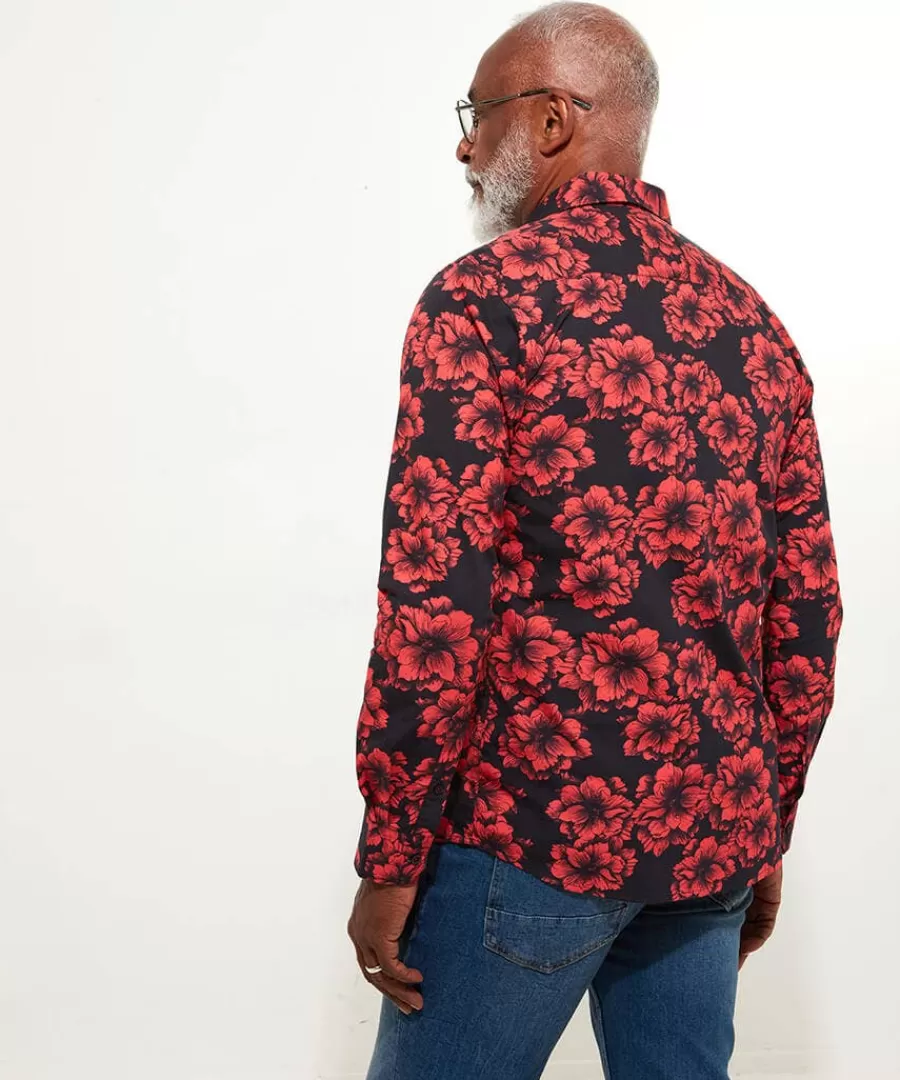 Online Joe Browns Fabulous Floral Shirt Black