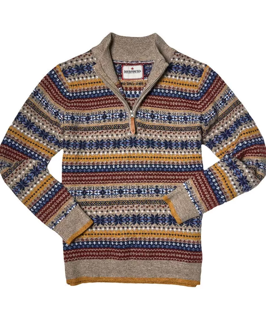 Fashion Joe Browns Fairisle Funnel Multi