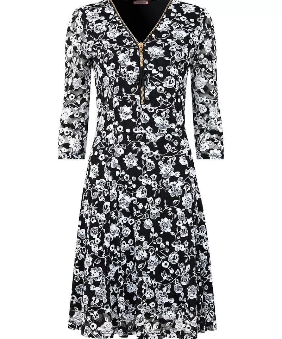 Outlet Joe Browns Favourite Zip Lace Dress Black