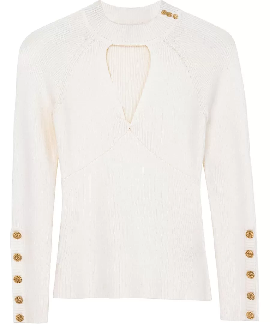 Flash Sale Joe Browns Feeling Fancy Keyhole Jumper Cream