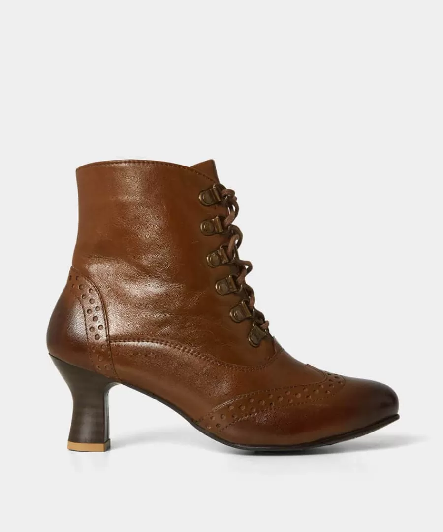 Sale Joe Browns Fenchurch St Leather Boots Brown