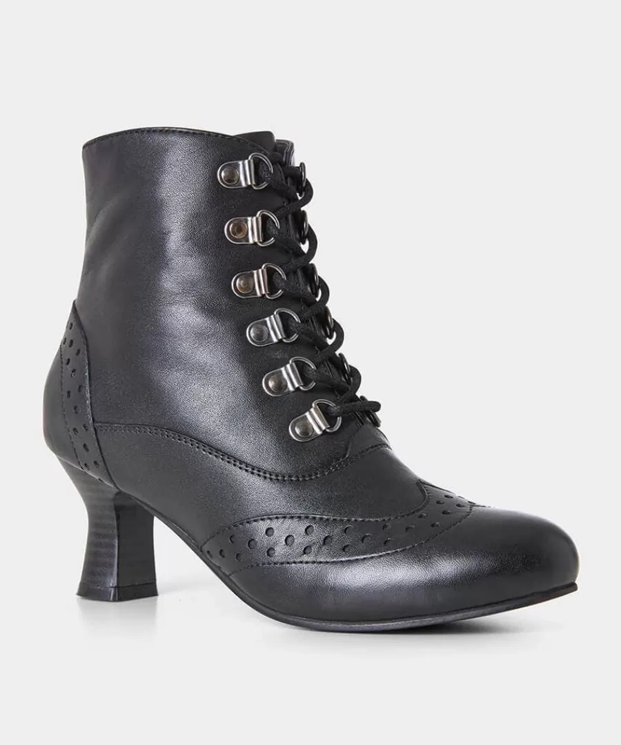 Fashion Joe Browns Fenchurch St Leather Boots Black