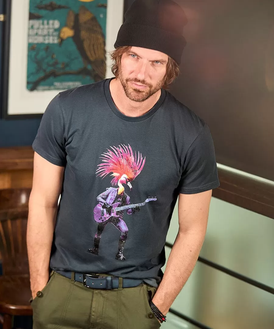 Sale Joe Browns Flamingo Rock Tee Charcoal