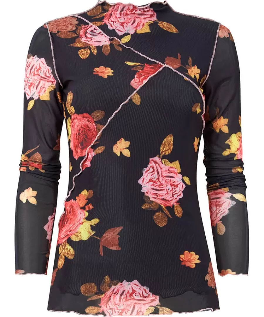 Fashion Joe Browns Florence Mesh Top Black