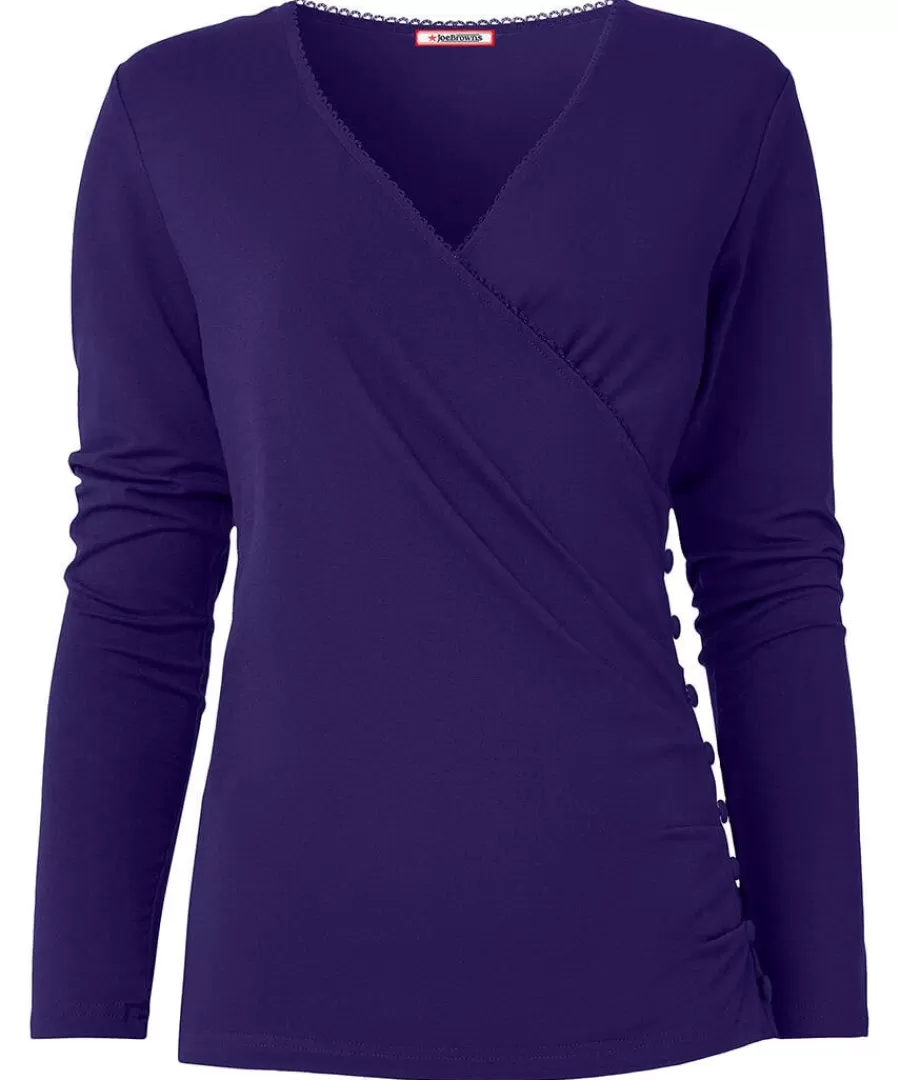 Cheap Joe Browns Forever Free Wrap Top Purple