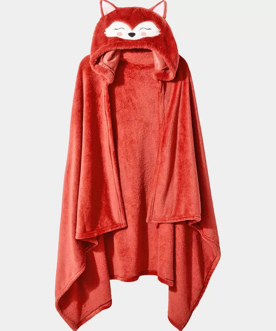 New Joe Browns Foxy Foxy Cosy Blanket Rust