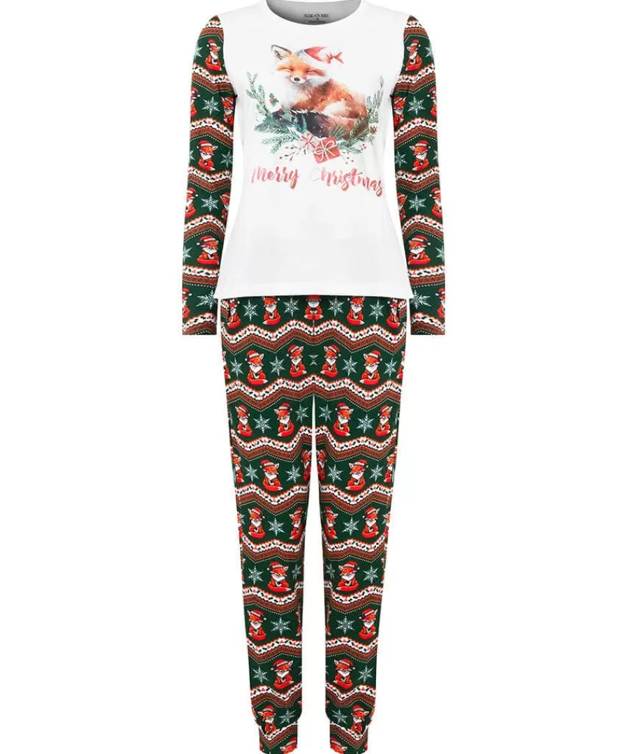Fashion Joe Browns Foxy Jersey PJ Set Green