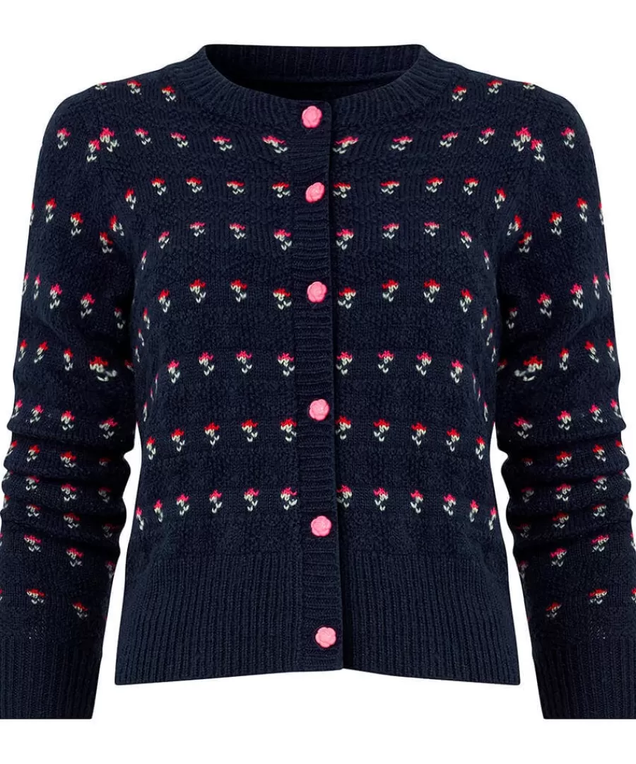 Best Joe Browns Freya Floral Cardigan Navy