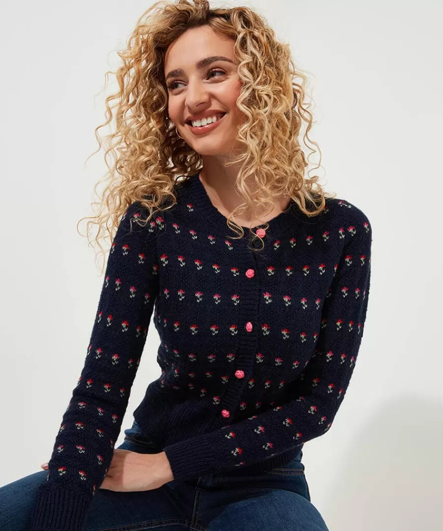Best Joe Browns Freya Floral Cardigan Navy