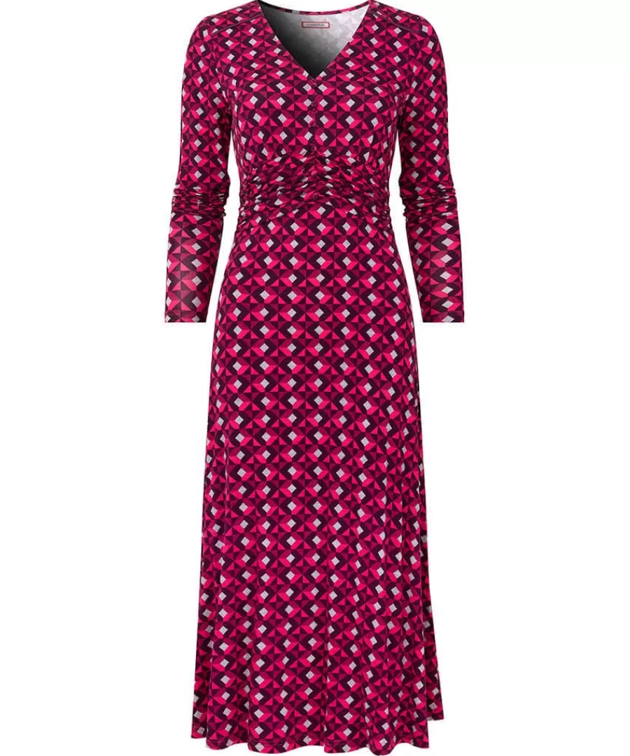 Cheap Joe Browns Glorious Geo Jersey Dress Pink