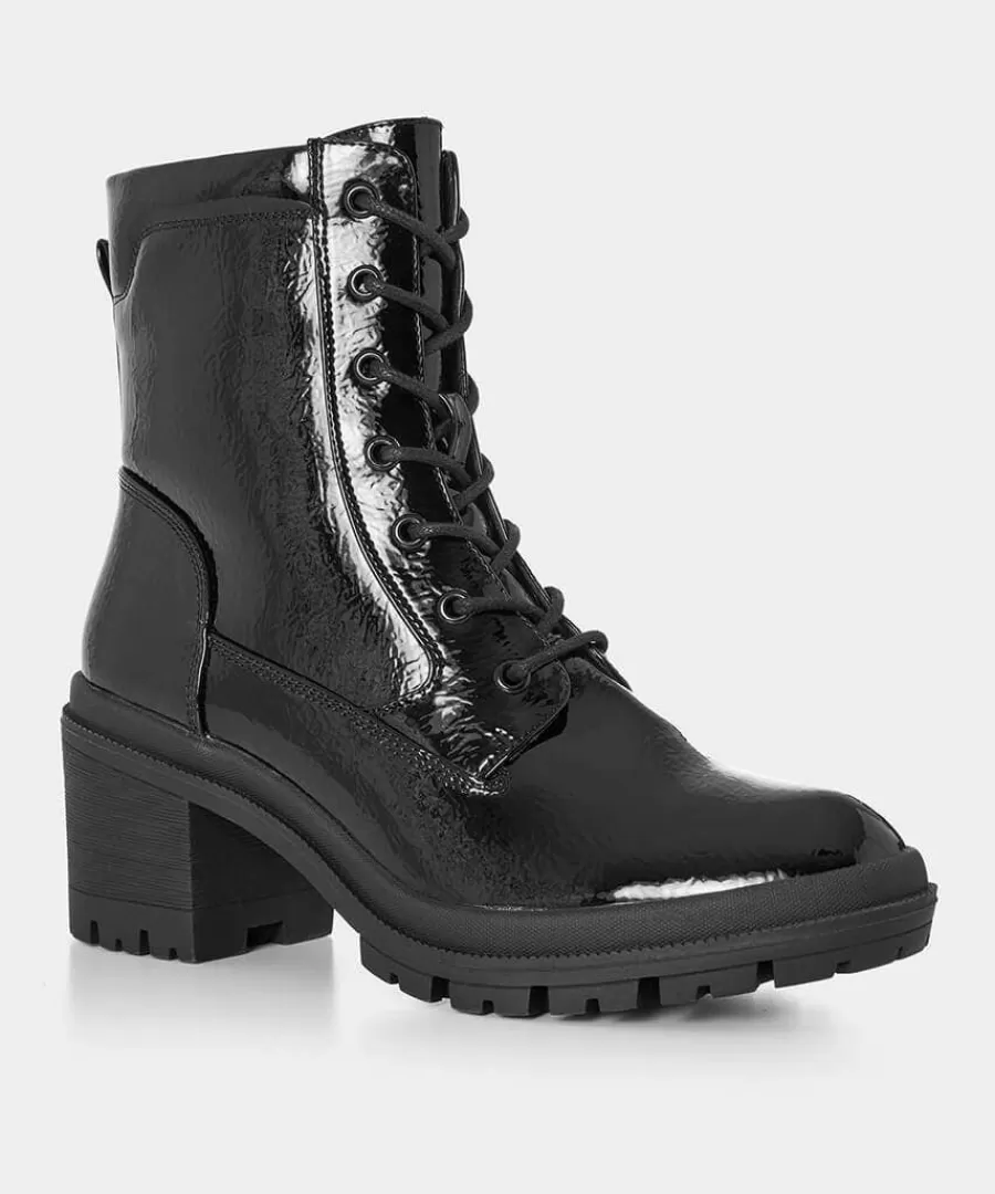 Flash Sale Joe Browns Go Getter Patent Boots Black