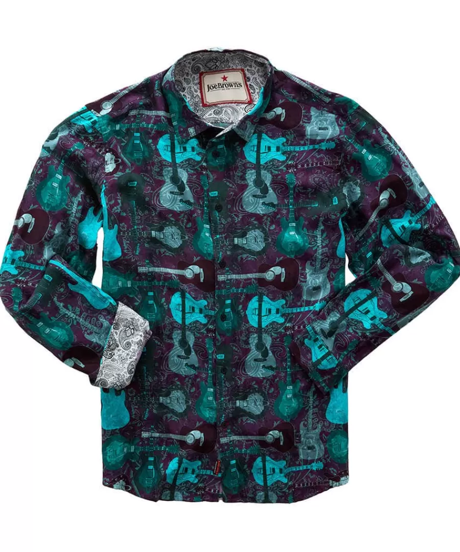 Cheap Joe Browns Guitar It Up Shirt Purple