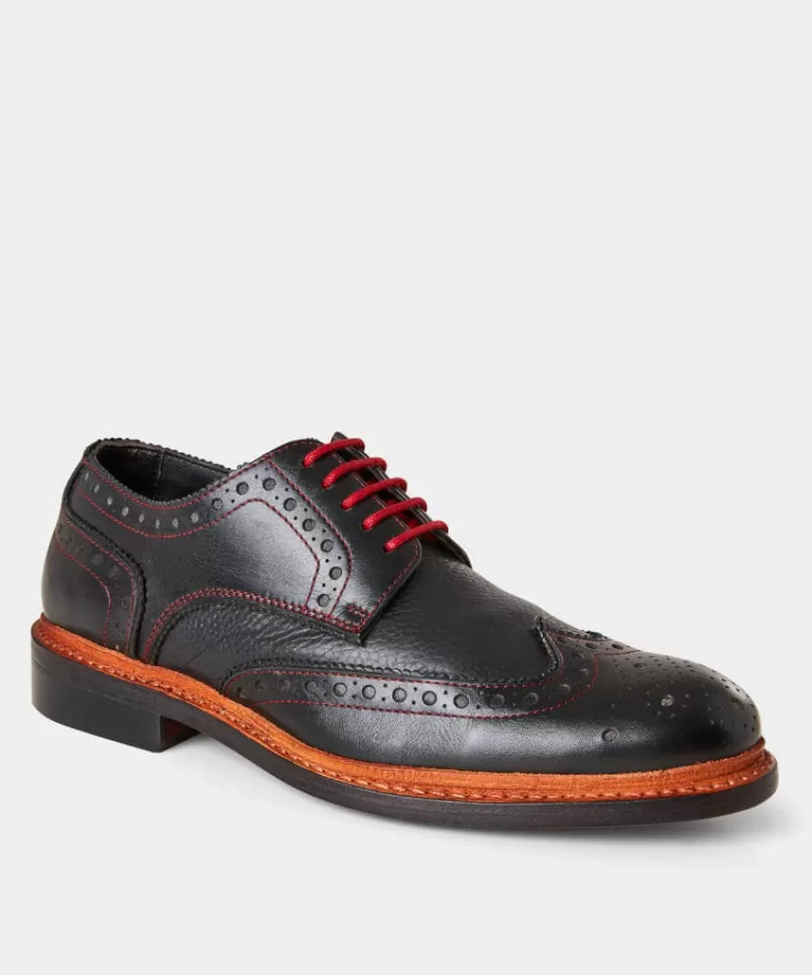 Online Joe Browns Hand Lasted Leather Brogues Black