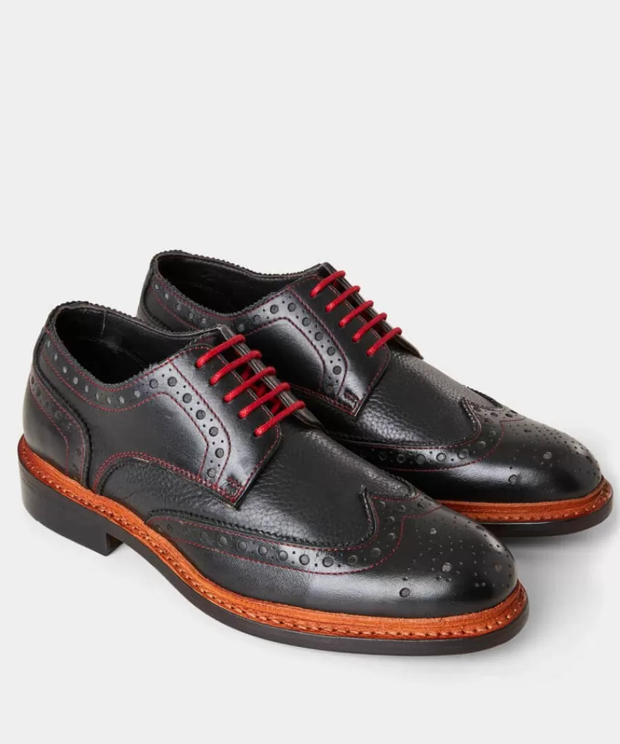 Online Joe Browns Hand Lasted Leather Brogues Black