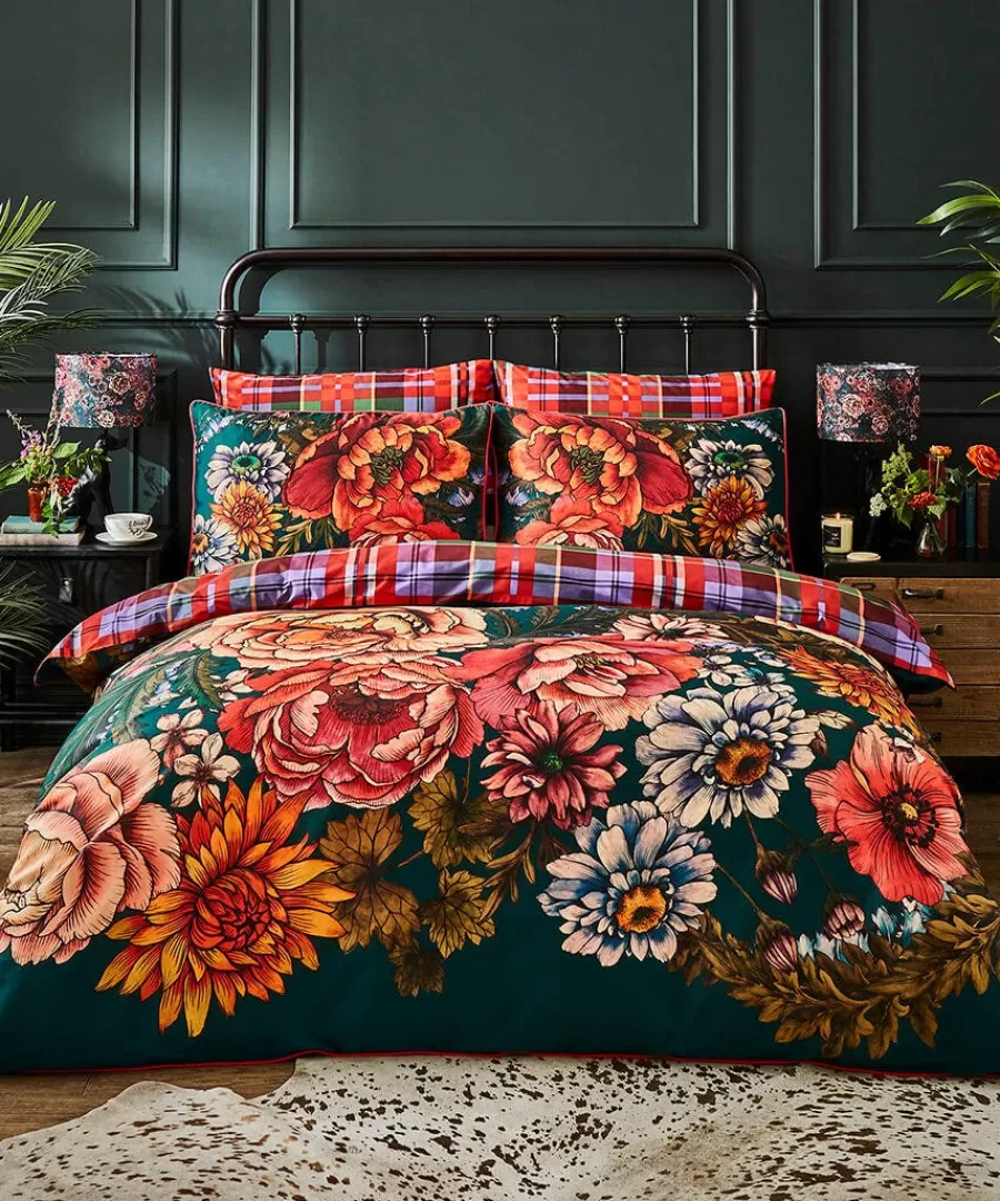 Cheap Joe Browns Highland Botanicals Reversible Duvet Set Multi