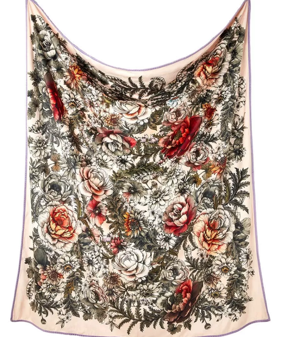 Best Joe Browns Highland Botanicals Reversible Throw Cream