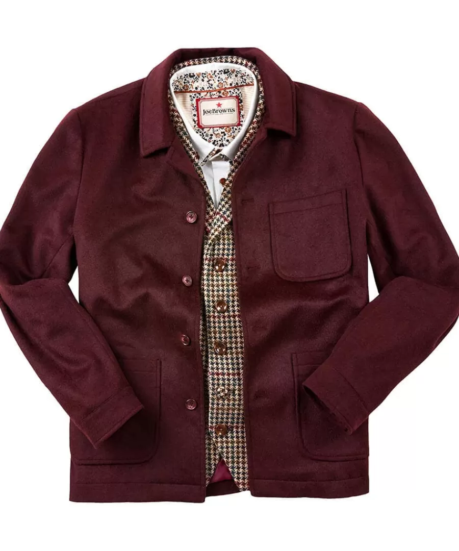 Online Joe Browns In Style Jacket Burgundy