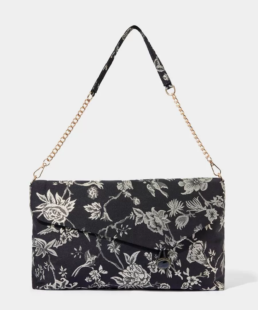 New Joe Browns Into The Night Jewelled Bag Gold/Black