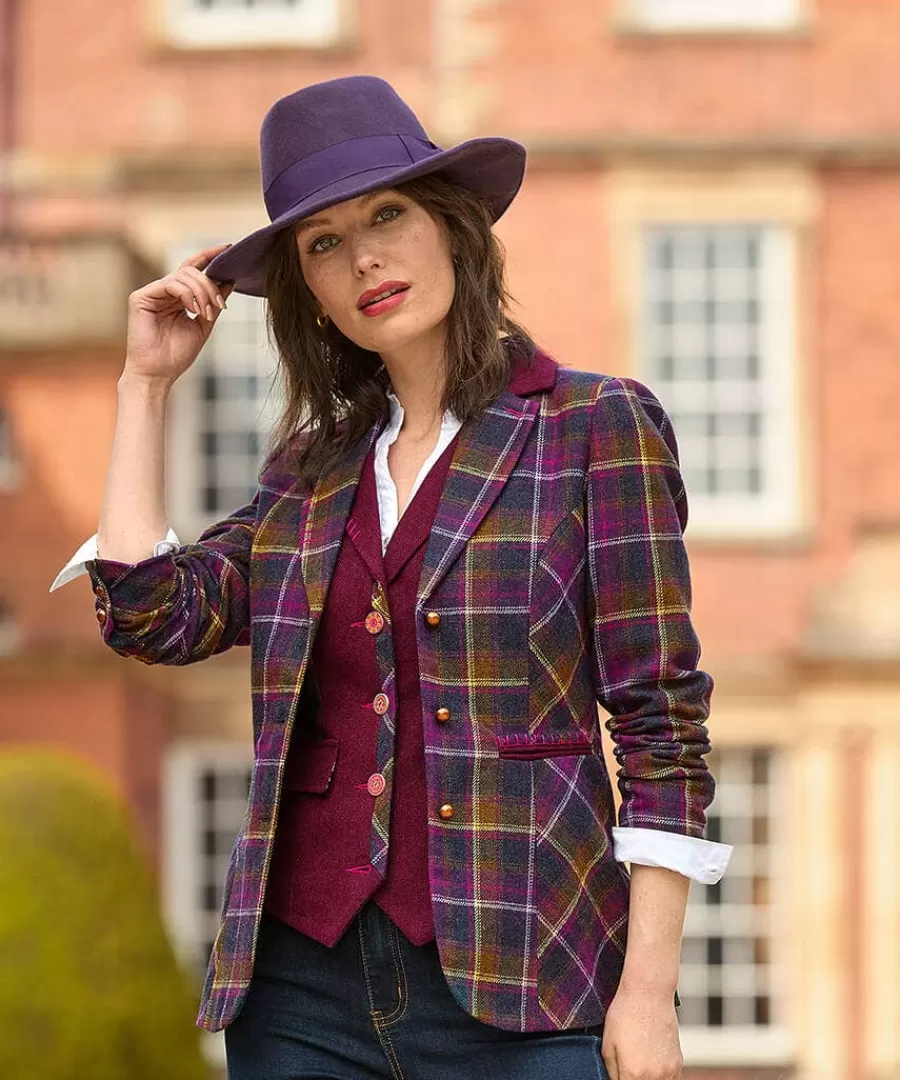 Clearance Joe Browns Joe's Favourite Waistcoat Aubergine