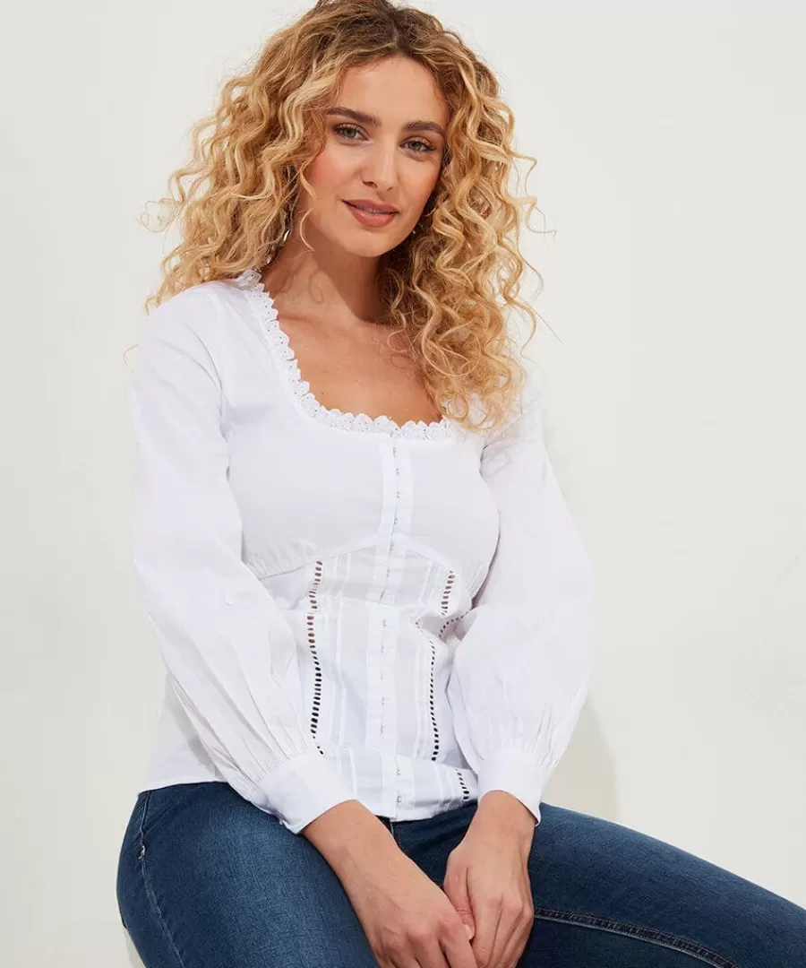 New Joe Browns Joe's Must Have Blouse White