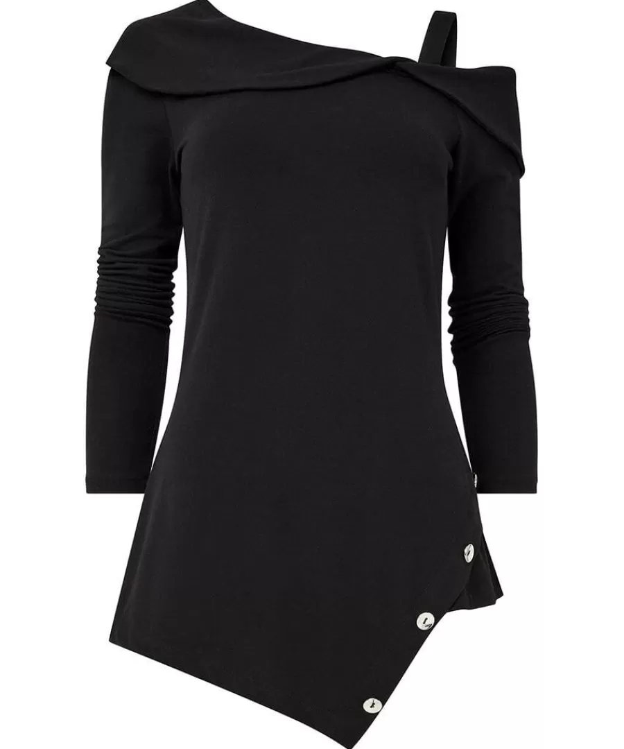 Cheap Joe Browns Joe's New Essential Jersey Tunic Top Black