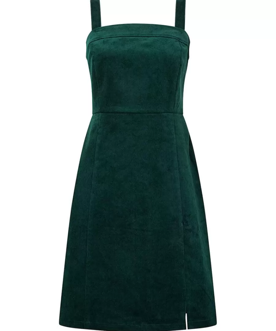 Cheap Joe Browns Jonie Cord Pinafore Green