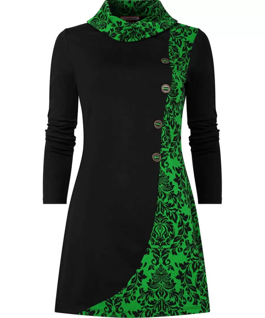 Shop Joe Browns Joyous Jacquard Tunic Green