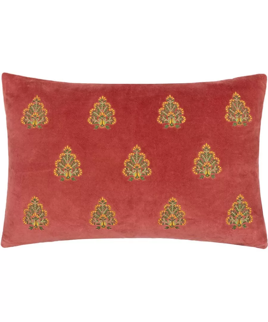 Hot Joe Browns Kashida Embroidered Boudoir Cushion Rose