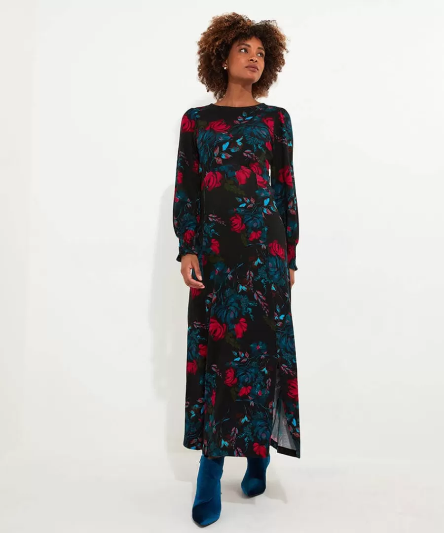Cheap Joe Browns Larissa Floral Jersey Dress Black