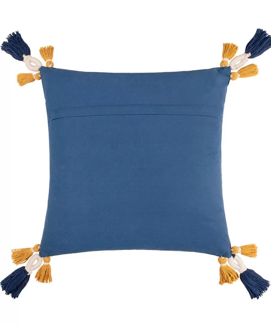 Shop Joe Browns Lavish Leopard Embroidered Cushion Navy