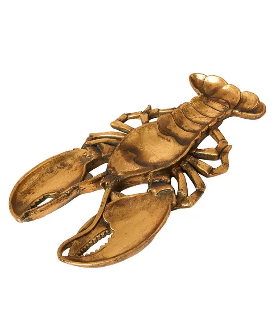 Cheap Joe Browns Lavish Lobster Trinket Tray Antique Gold