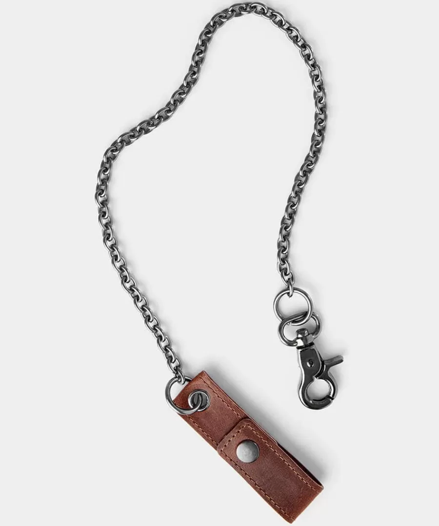 Best Joe Browns Leather Trim Belt Loop Chain Silver