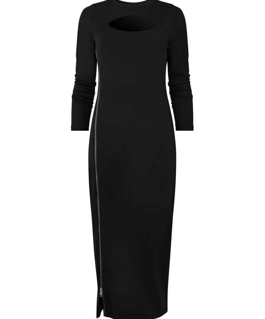 Hot Joe Browns Liberty Jersey Dress Black