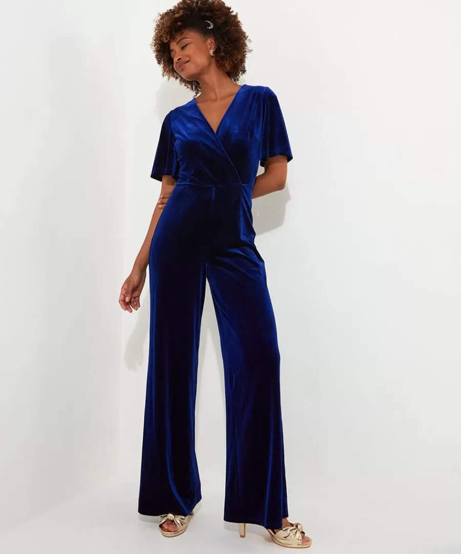 Best Joe Browns Lillian Velour Jumpsuit Midnight