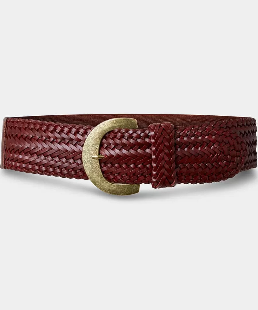Fashion Joe Browns Lola Woven Leather Belt Tan