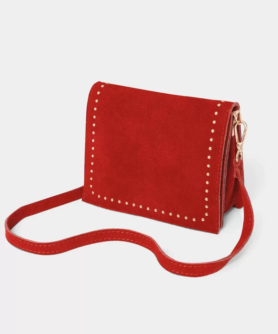 Fashion Joe Browns Lovely Lizzy Suede Bag Red